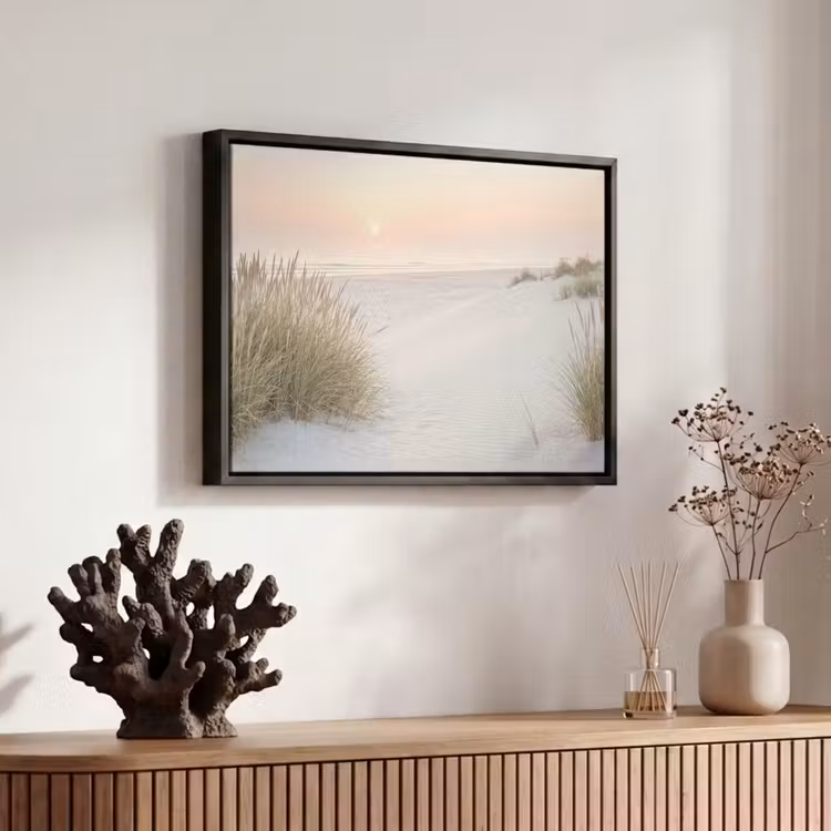 Canvas met lijst - Horizon - Duinlandschap - Zand — 6