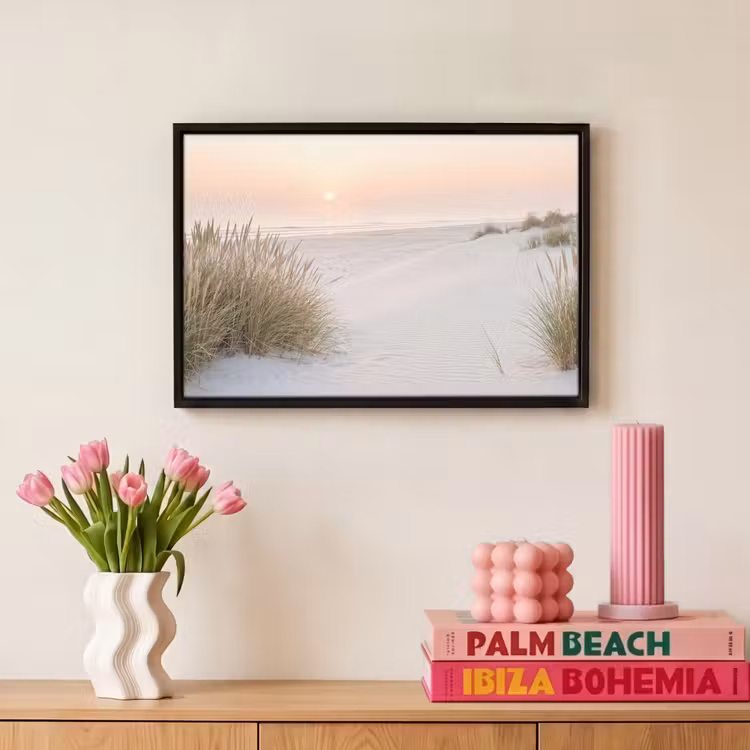 Canvas met lijst - Horizon - Duinlandschap - Zand — 8