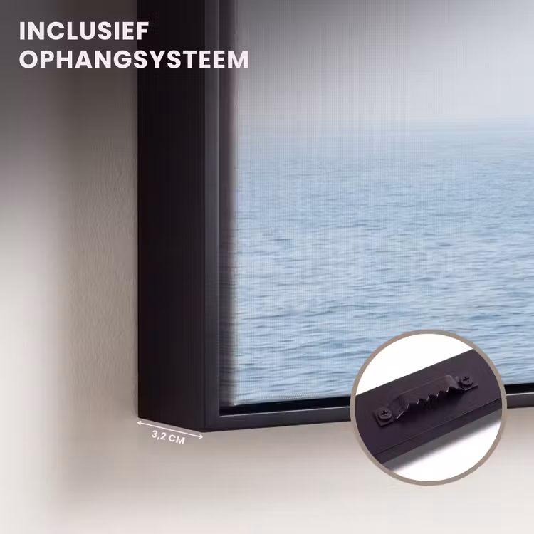 Canvas met lijst - Horizon - Zeilboot - Zee — 3