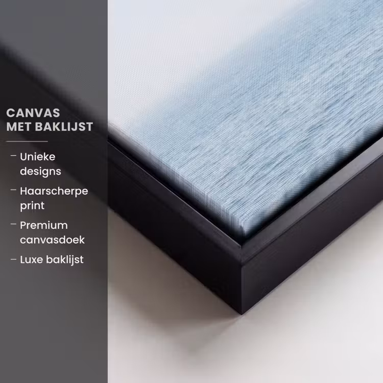 Canvas met lijst - Horizon - Zeilboot - Zee — 5