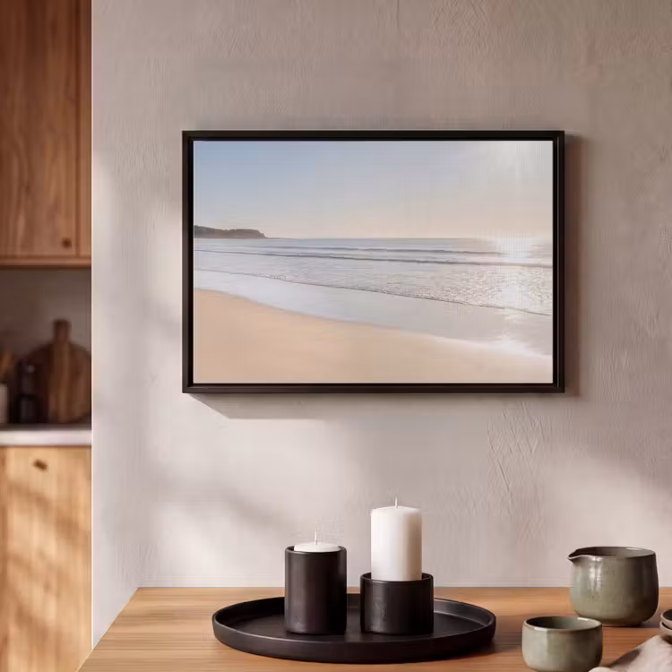 Canvas met lijst - Zee - Zon - Zand — 2