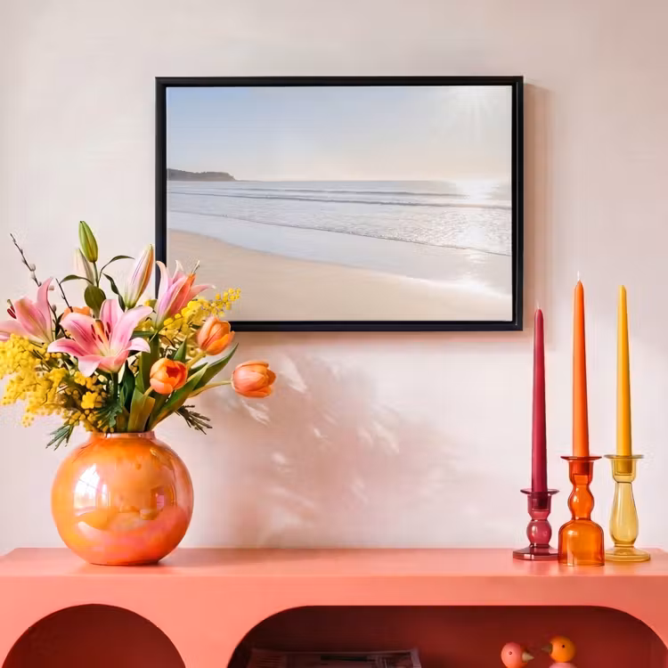 Canvas met lijst - Zee - Zon - Zand — 4