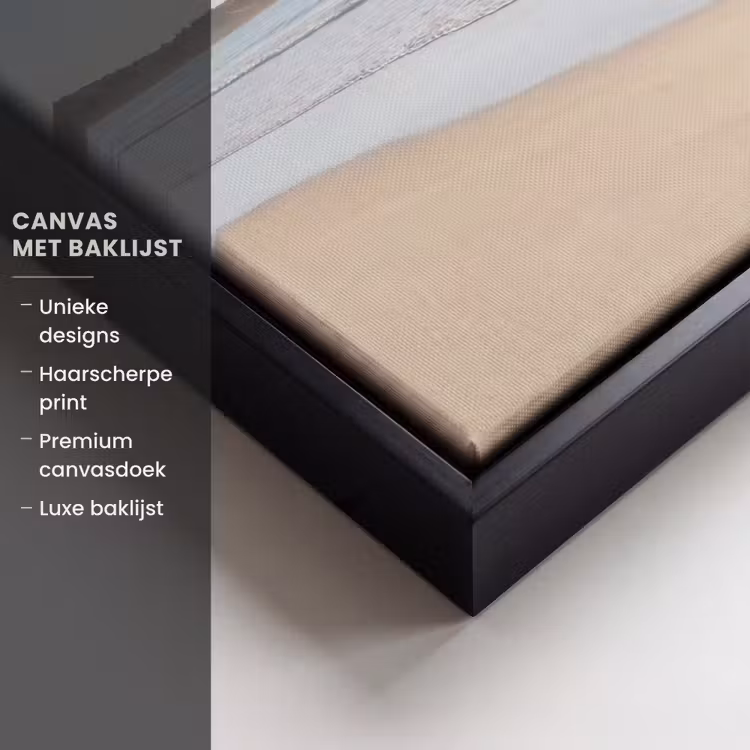 Canvas met lijst - Zee - Zon - Zand — 5