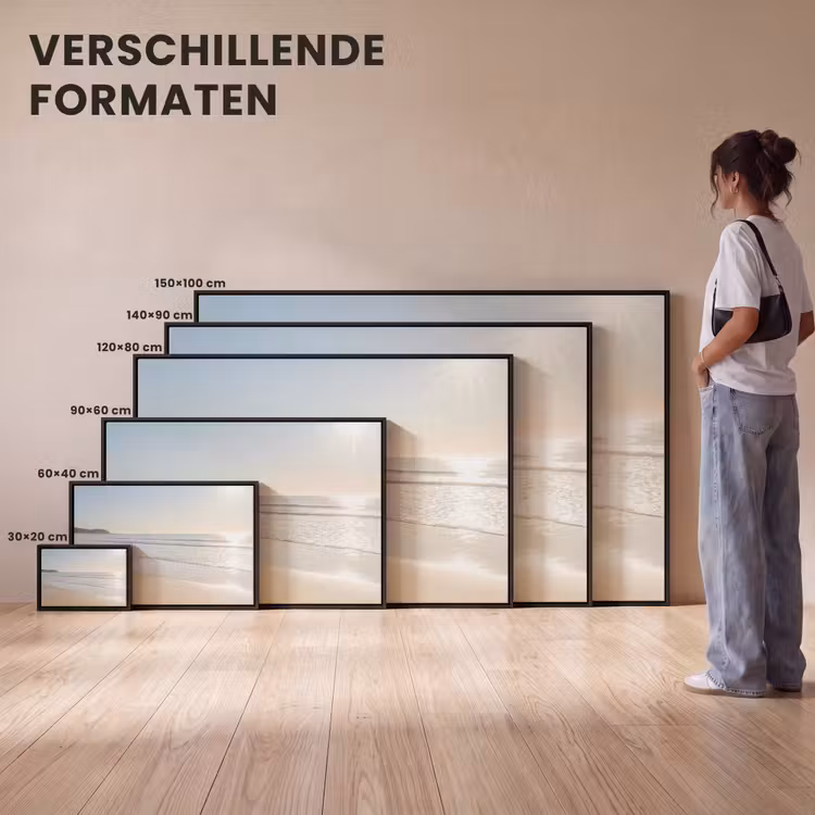 Canvas met lijst - Zee - Zon - Zand — 7