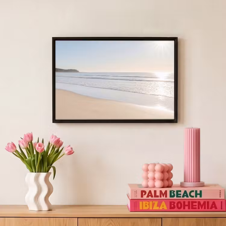 Canvas met lijst - Zee - Zon - Zand — 8