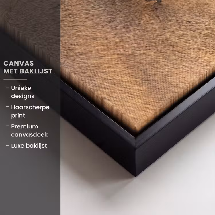 Canvas met lijst - Pferd - Auge - Braun — 5