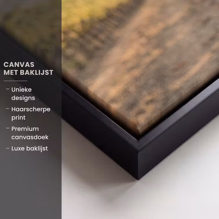 Canvas met lijst - Druiven - Wijngaard - Zonlicht — 5