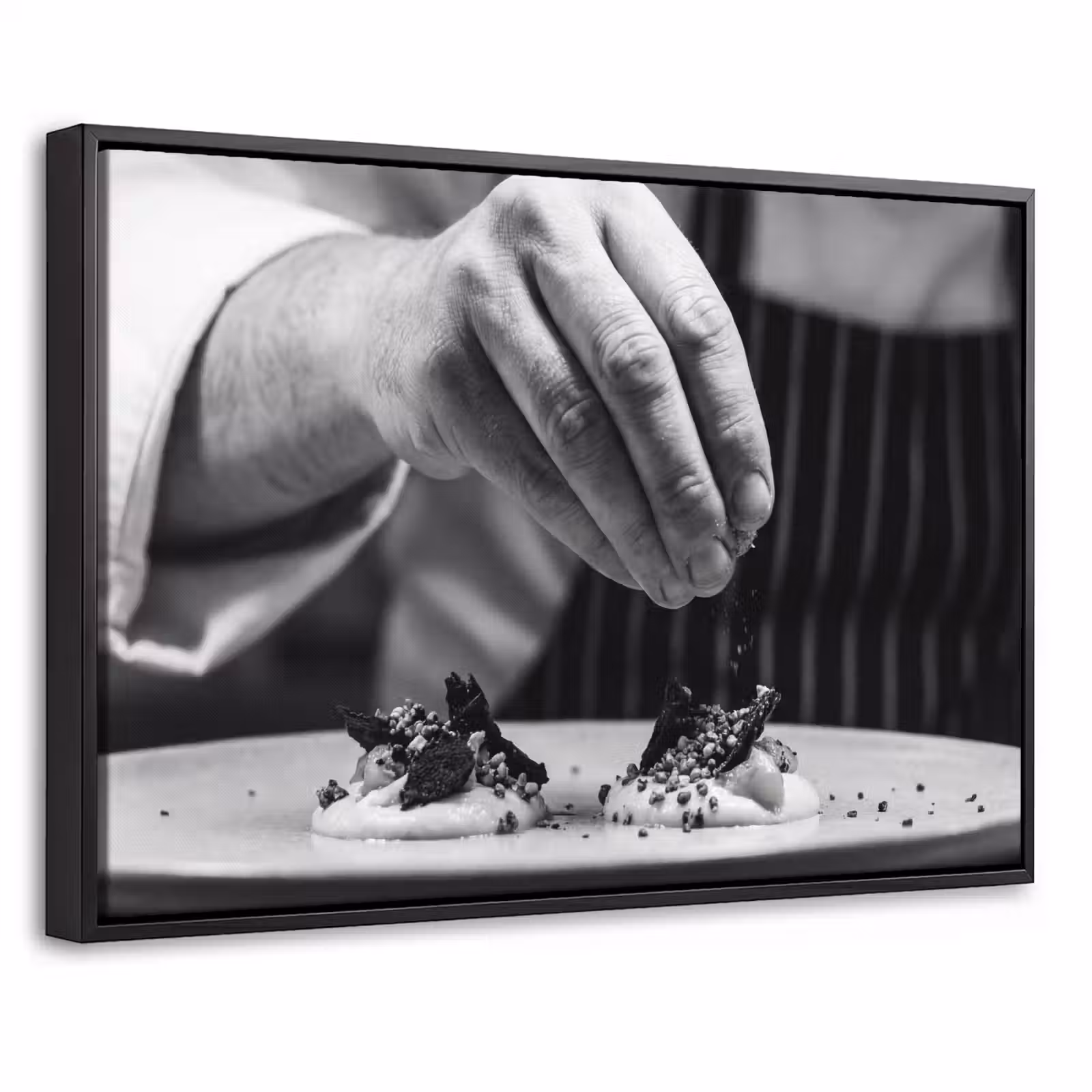 Canvas met lijst - Chef - Garnering - Gerecht — 1