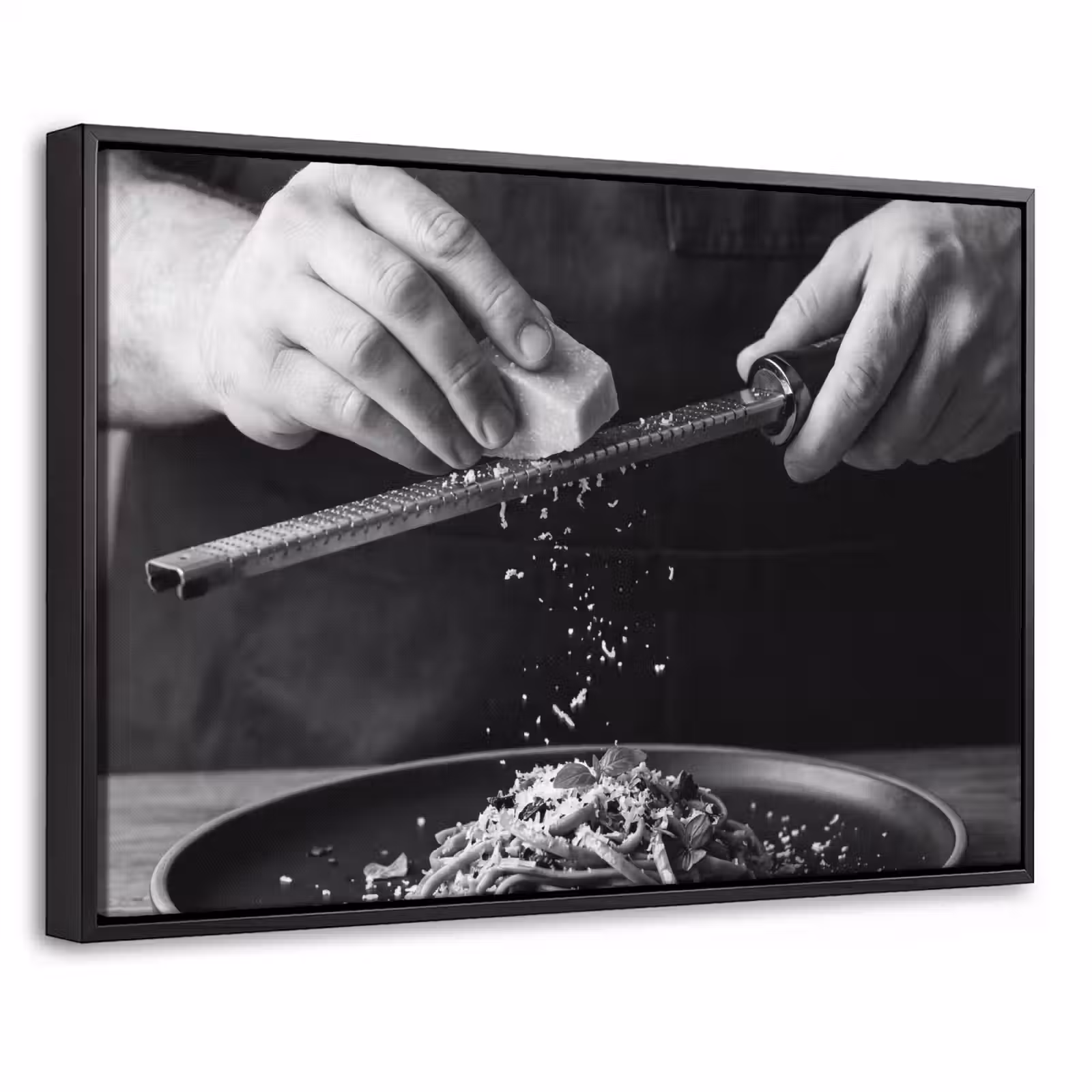 Canvas met lijst - Kaas - Pasta - Rasp — 1