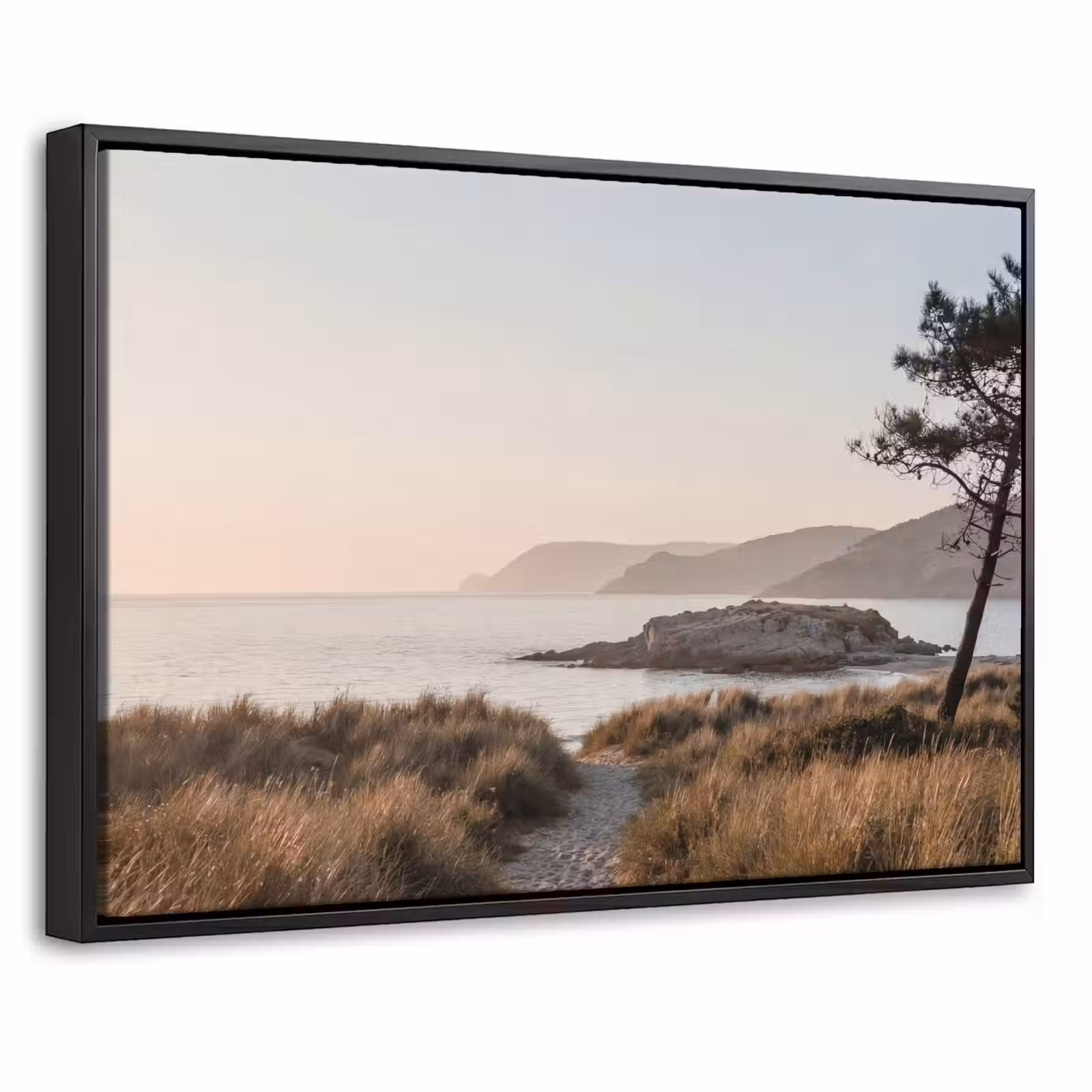Canvas met lijst - Landschap - Kust - Duinen — 1