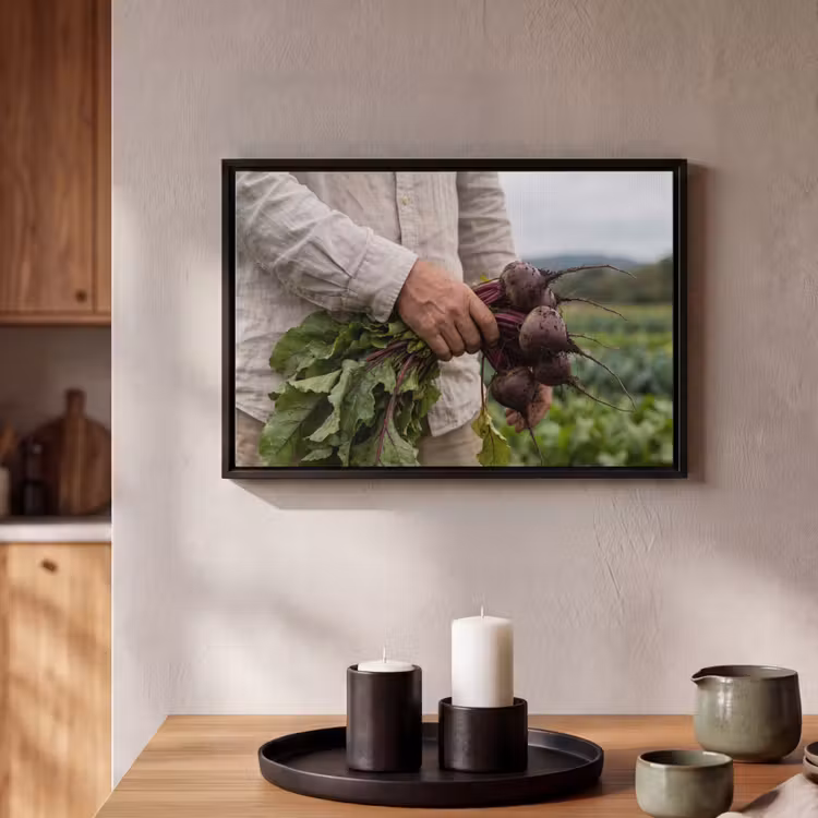 Canvas met lijst - Bieten - Vers - Moestuin — 2