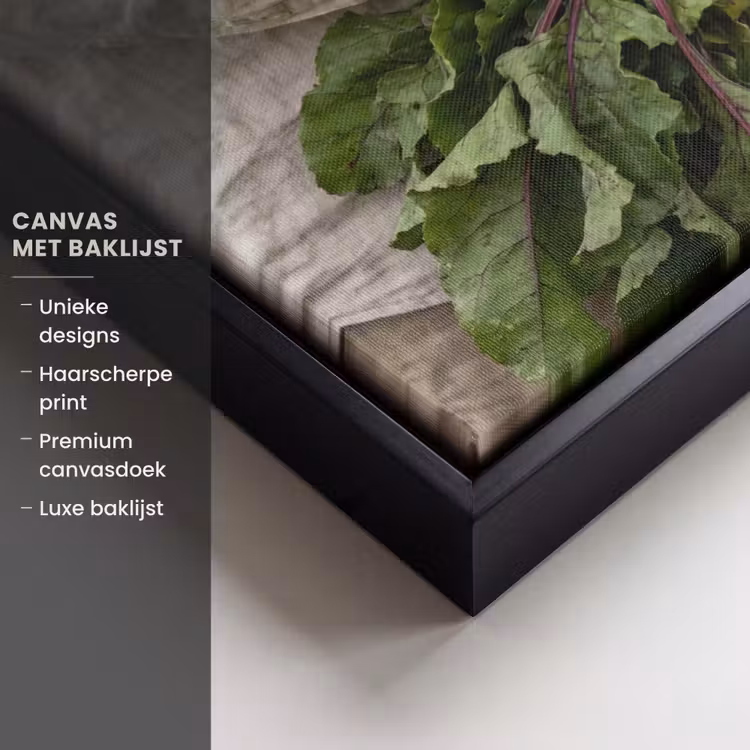 Canvas met lijst - Bieten - Vers - Moestuin — 5