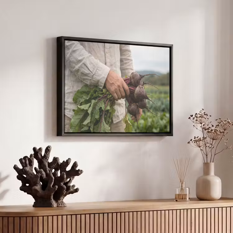 Canvas met lijst - Bieten - Vers - Moestuin — 6