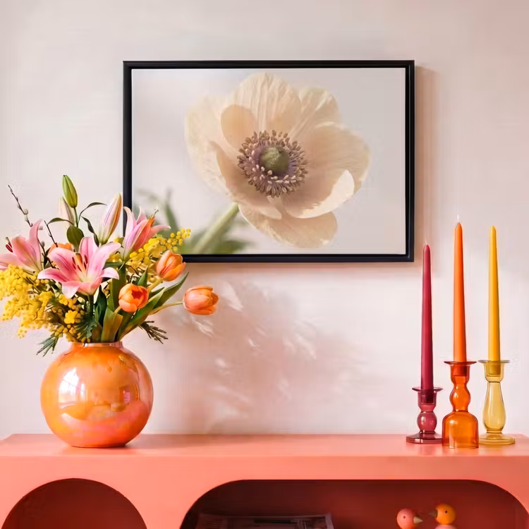Canvas met lijst - Bloem - Minimalistisch - Groen — 4
