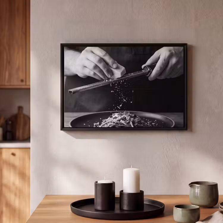 Canvas met lijst - Kaas - Pasta - Rasp — 2