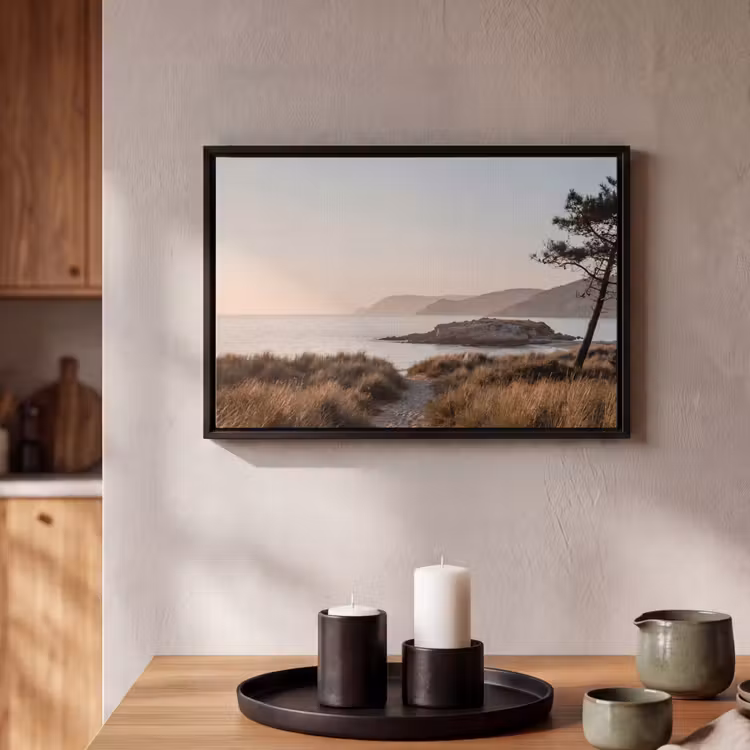 Canvas met lijst - Landschap - Kust - Duinen — 2