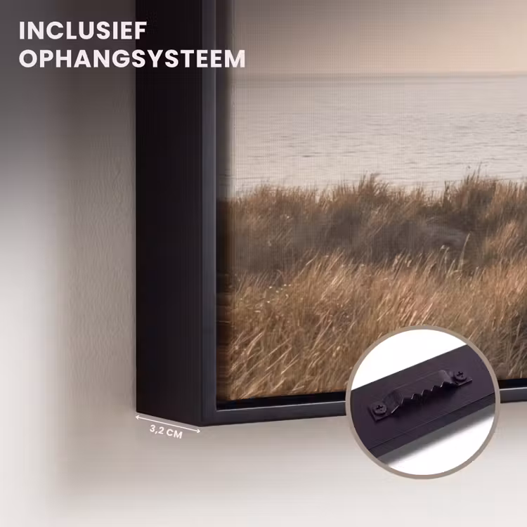 Canvas met lijst - Landschap - Kust - Duinen — 3