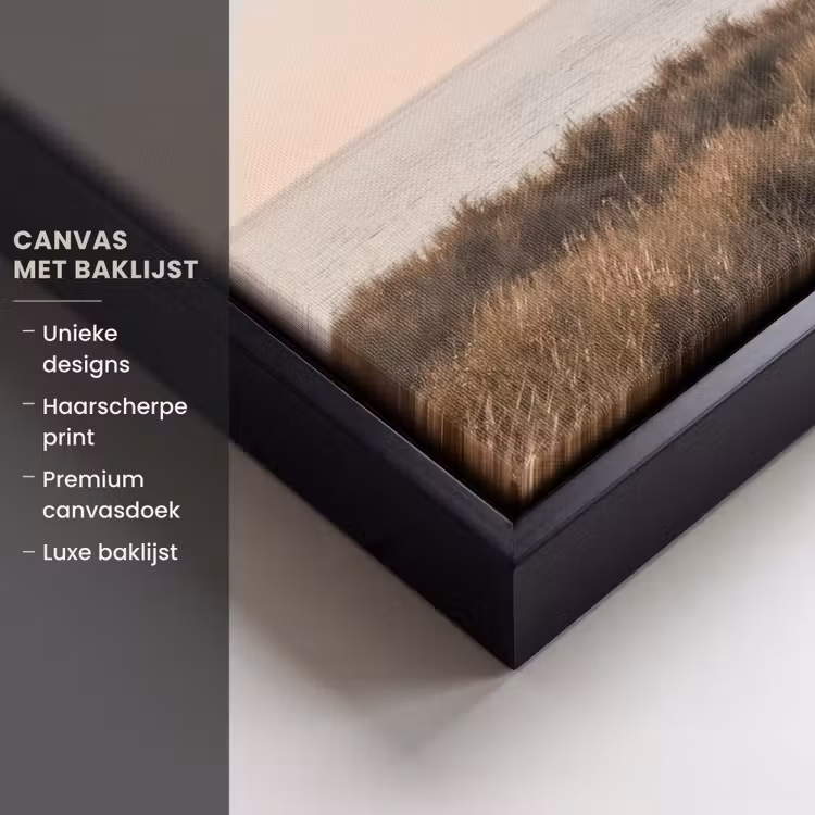Canvas met lijst - Landschap - Kust - Duinen — 5