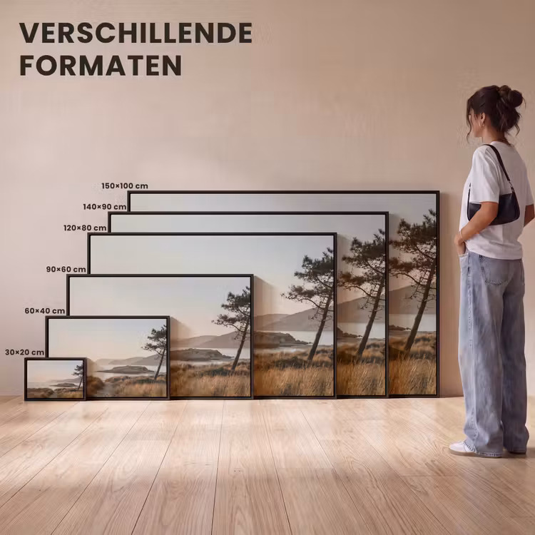 Canvas met lijst - Landschap - Kust - Duinen — 7