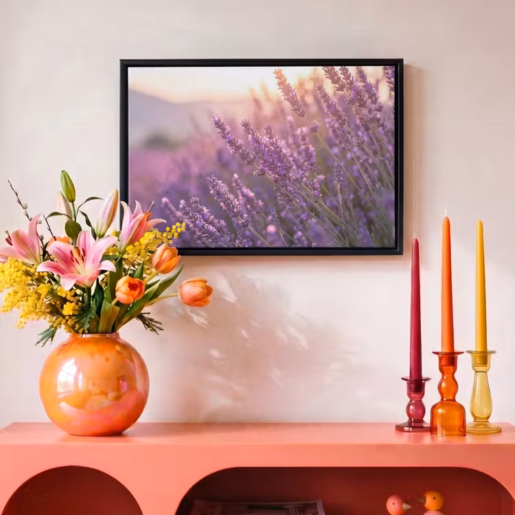 Canvas met lijst - Lavendel - Paars - Zonlicht — 4