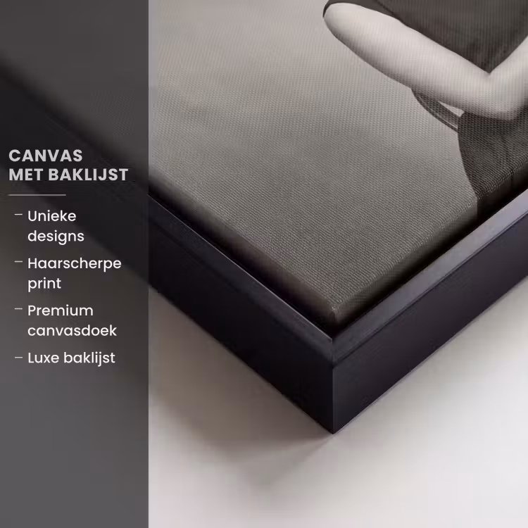 Canvas met lijst - Ontbijt - Koppel - Ei - Brood — 5