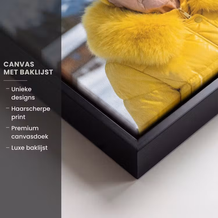 Canvas met lijst - Vrouwen - Bananen - Geel — 5