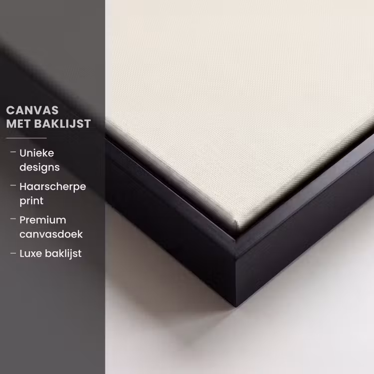 Canvas met lijst - Boring - Quote - Kleurrijk — 5