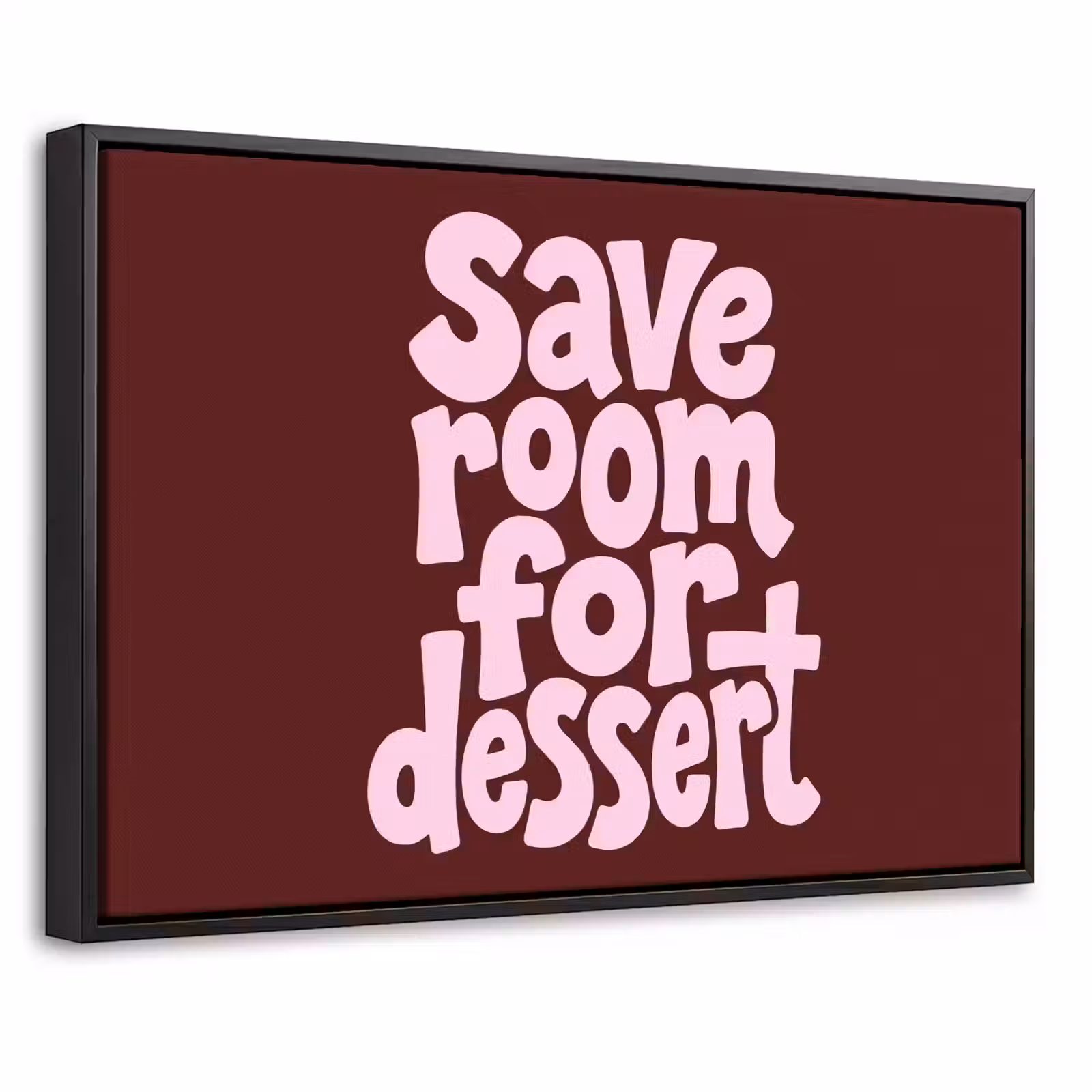 Canvas met lijst - Dessert - Quote - Bordeaux — 1