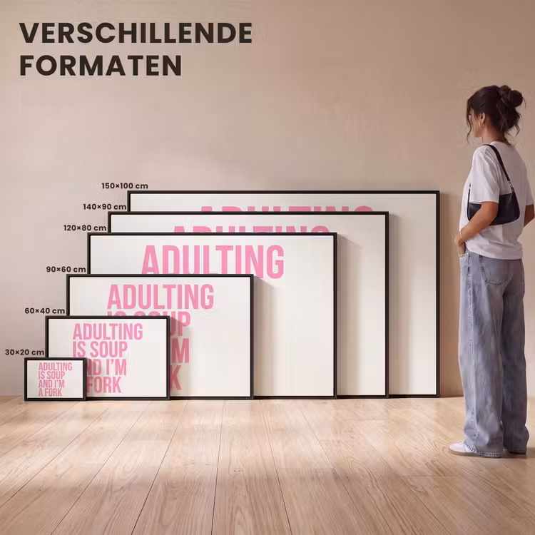 Canvas met lijst - Quote - Ouderschap - Grappig — 7