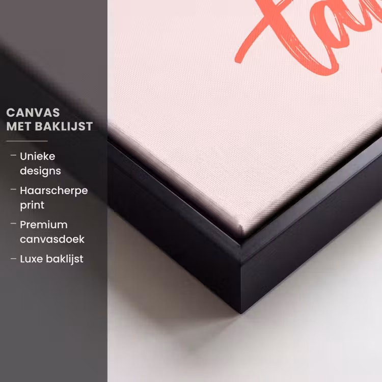 Canvas met lijst - Ready for take off - Vliegtuig - Quote - Rood — 5