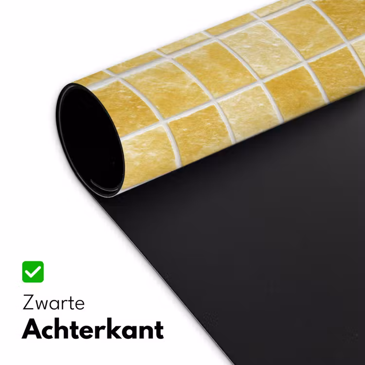 Bureau onderlegger - Tegels - Mozaïek - Textuur - Goudgeel — 5