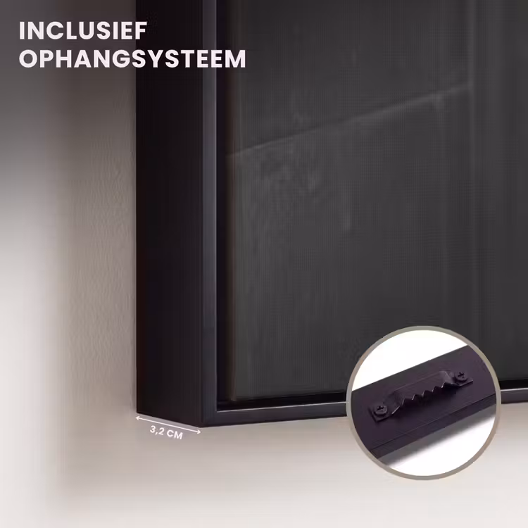 Canvas met lijst - Krant - Wasbeer - Toilet - Zonnebril — 3