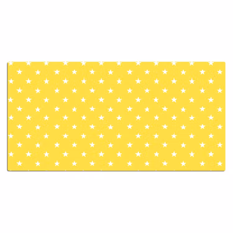 Bureau onderlegger - Sterren - Patroon - Minimalistisch - Geel — 2