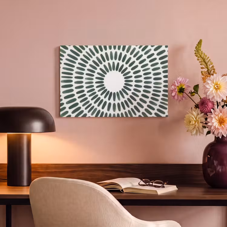 Canvas schilderij - Abstract - Cirkel - Patroon - Modern - Groen — 4