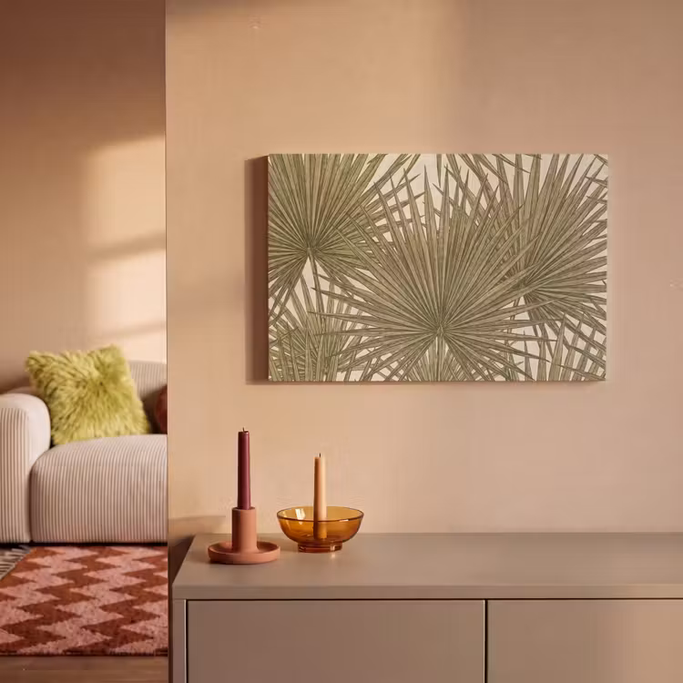 Canvas schilderij - Blad - Tropisch - Patroon - Natuur - Groen — 2