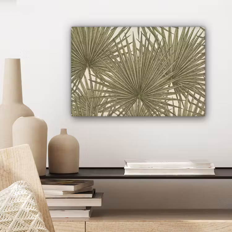 Canvas schilderij - Blad - Tropisch - Patroon - Natuur - Groen — 5