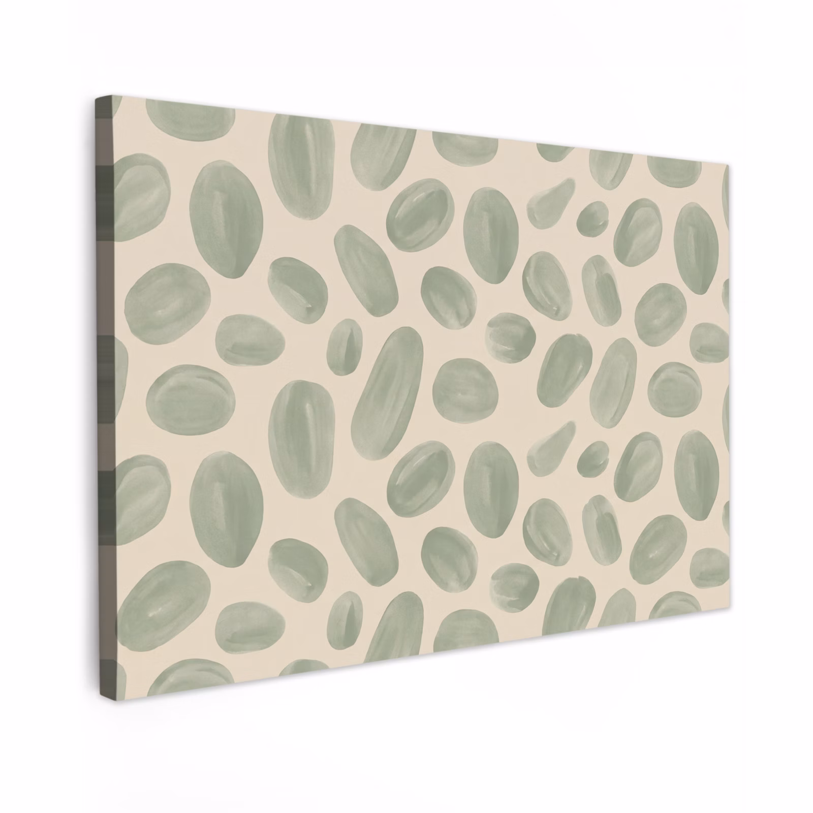 Canvas schilderij - Abstract - Patroon - Organisch - Groen - Modern — 1