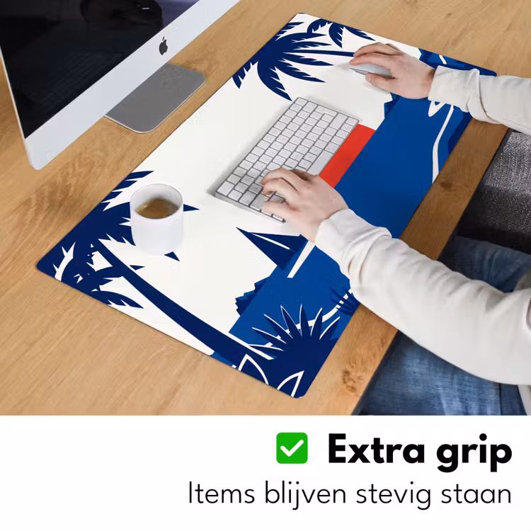 Bureau onderlegger - Zonsondergang - Zee - Palmboom - Tropisch - Modern — 6