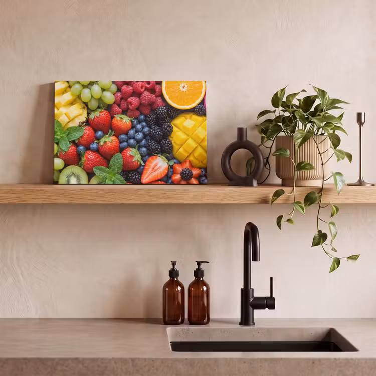 Canvas schilderij - Fruit - Vers - Kleurrijk - Eten — 3