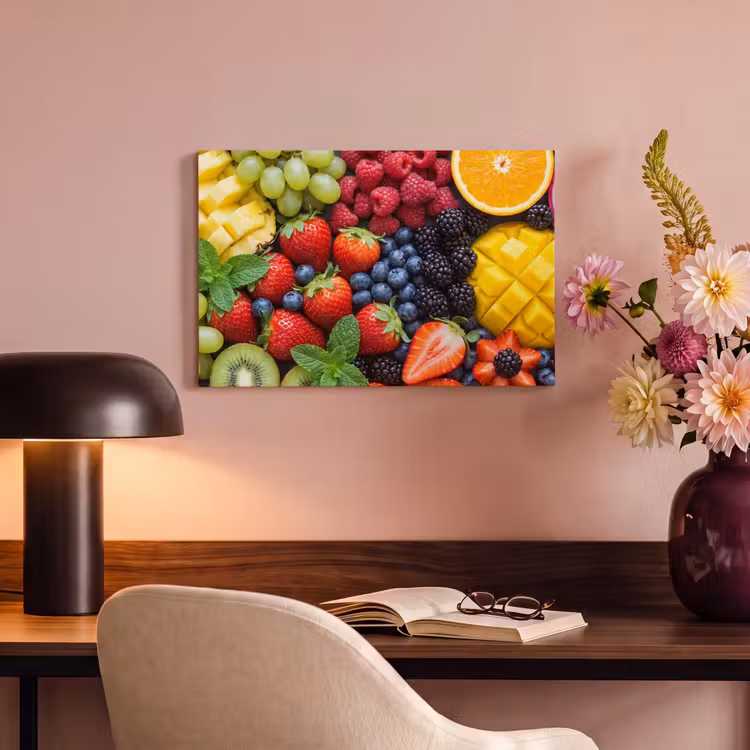 Canvas schilderij - Fruit - Vers - Kleurrijk - Eten — 4