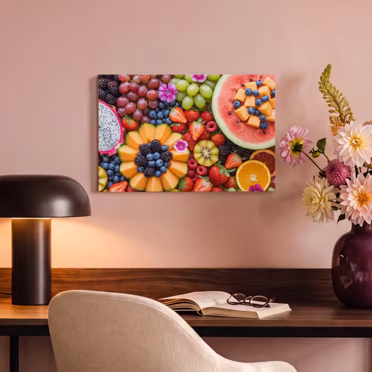 Canvas schilderij - Fruit - Vers - Variatie - Eten - Kleurrijk — 4