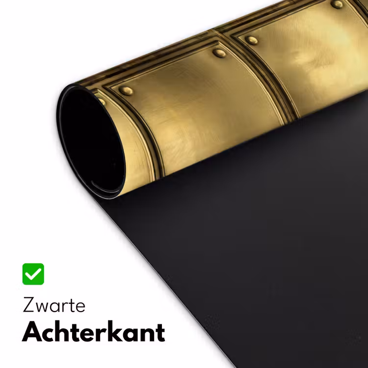 Bureau onderlegger - Platen - Industrieel - Stoer - Goud — 5
