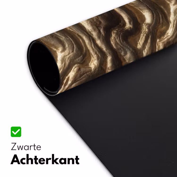 Bureau onderlegger - Reliëf - Golven - Abstract - Bronsgoud — 5