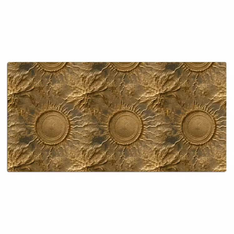 Bureau onderlegger - Zon - Reliëf - Antiek - Goud — 2