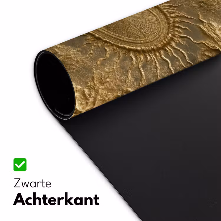 Bureau onderlegger - Zon - Reliëf - Antiek - Goud — 5