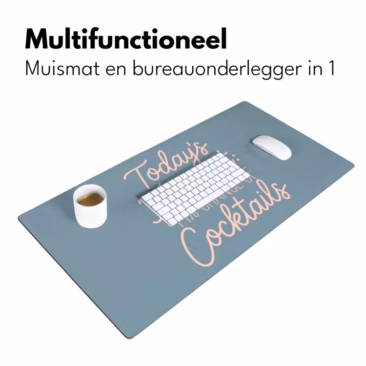 Bureau onderlegger - Today's Forecast - Cocktails - Blauw — 7
