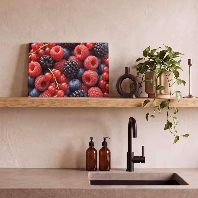 Canvas schilderij - Bessen - Mix - Vers - Eten - Kleurrijk — 3