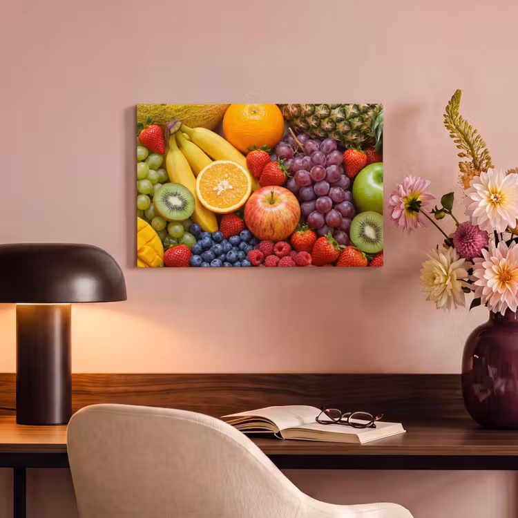 Canvas schilderij - Eten - Fruit - Vers - Kleurrijk - Voeding — 4