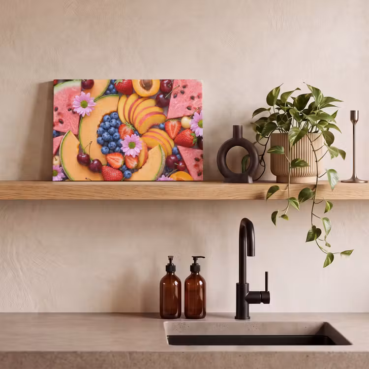 Canvas schilderij - Eten - Fruit - Zomer - Kleurrijk — 3