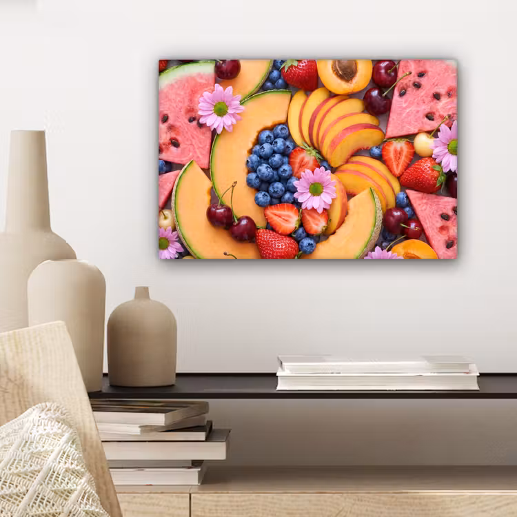 Canvas schilderij - Eten - Fruit - Zomer - Kleurrijk — 5